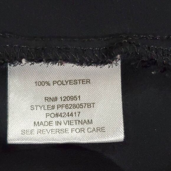 Pink Rose Medium Black Sleeveless Top - Picture 4 of 7